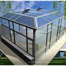 Maison en verre d&#39;économie d&#39;énergie en aluminium / Sunroom en aluminium